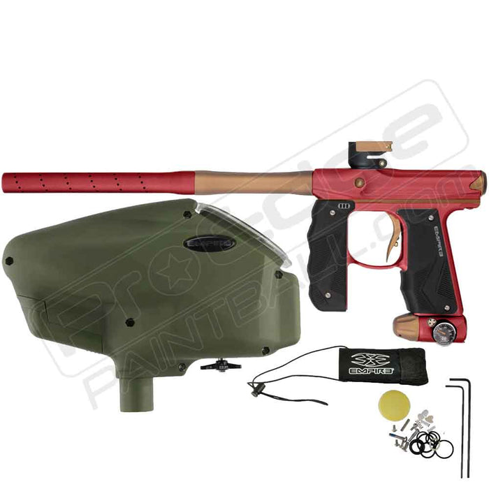 Empire Mini GS with 2 Piece Barrel and Empire Halo Too Loader Olive