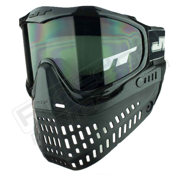 JT Proflex Paintball Mask - Black - Choose Lens Color (SKU 2123)