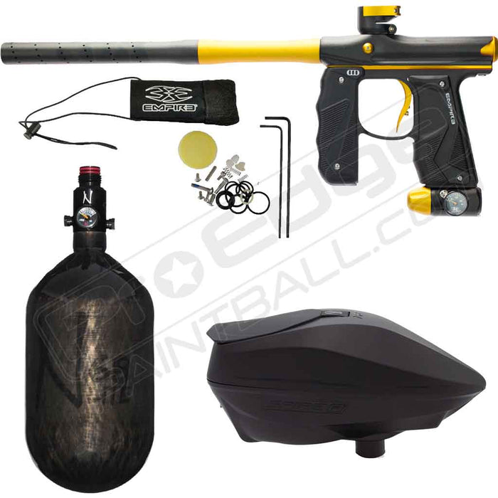 Empire Mini GS Paintball Marker - Speedball Package with Ninja 68/4500 HPA Tank