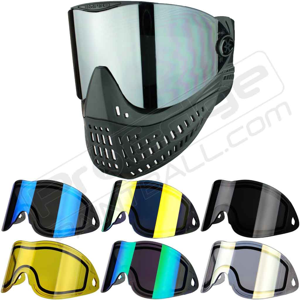 Empire EFlex Paintball Mask Black Choose Lens Color (SKU 833) — Pro