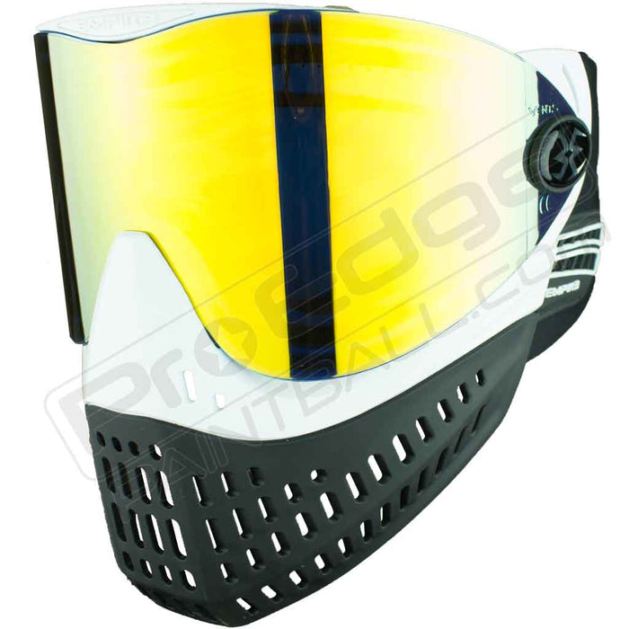 Empire EFlex Paintball Mask - White - Choose Lens Color (SKU 3910)