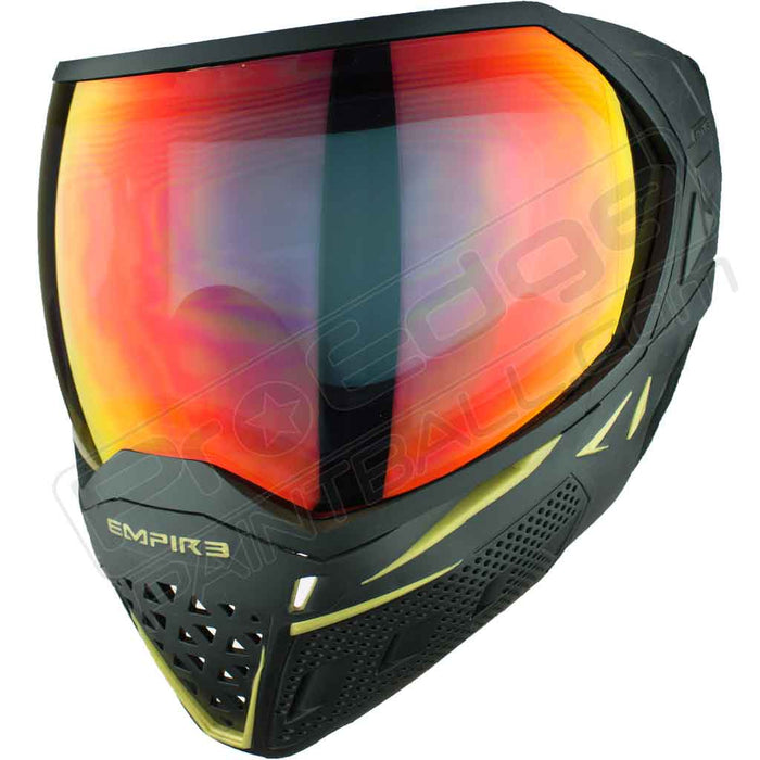 Empire EVS Paintball Mask - Black Gold - Choose Lens Color (SKU 3734)