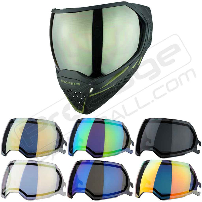 Empire EVS Paintball Mask - Black Olive - Choose Lens Color (SKU 3737)