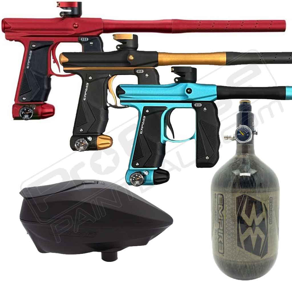 Empire Mini GS Paintball Marker Speedball Package with Empire 68/450