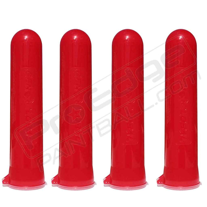 GenX Paintball Pods 140 Rd - Red 4 Pack