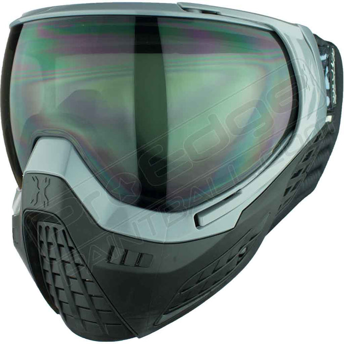 HK Army KLR Paintball Mask - Blackout Grey - Choose Lens Color (SKU 1720)