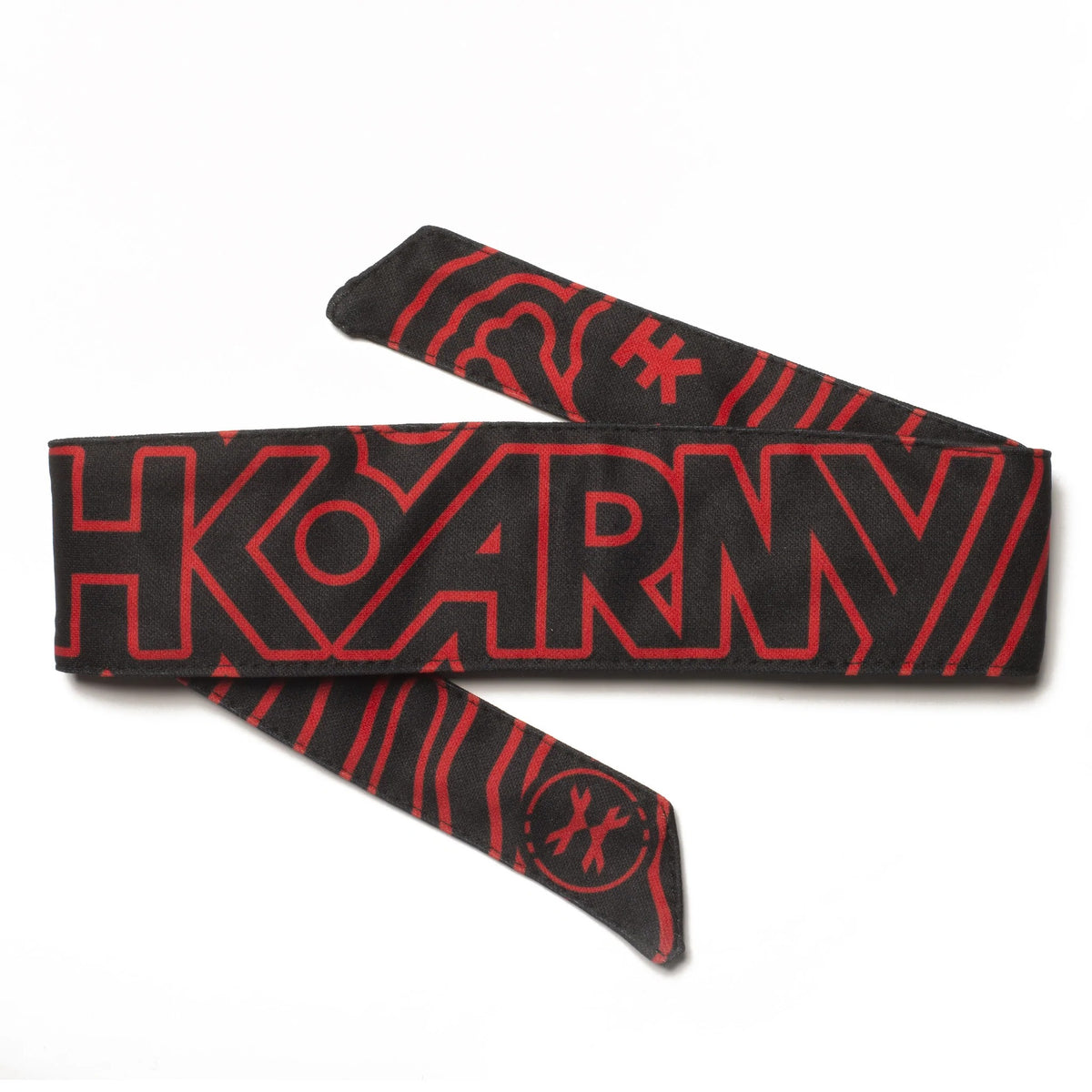 Headband HK Army Rising Sun Black & Red - Neuf Sous Blister, Pour Paintball