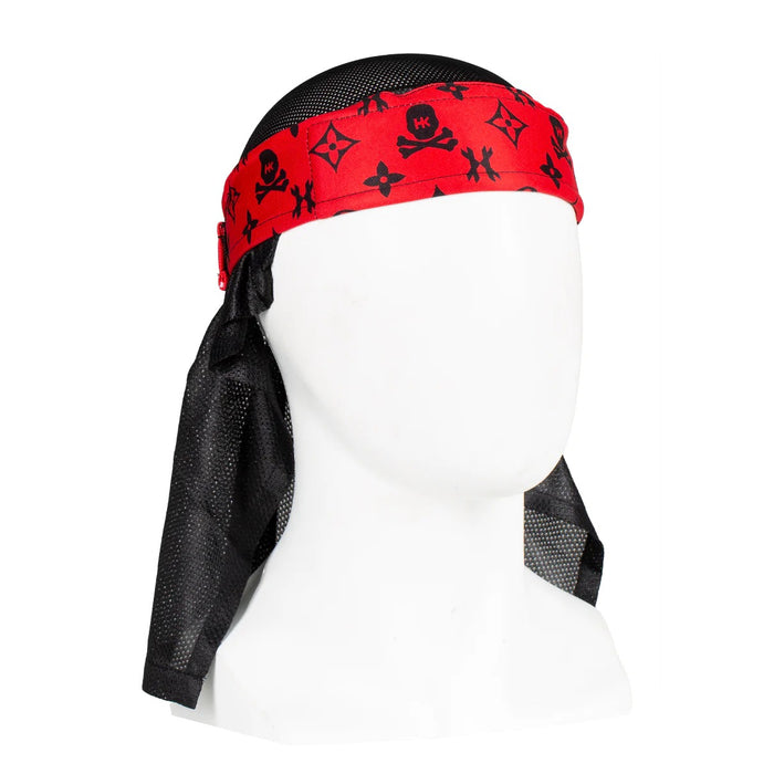 HK Army Headwrap -  Monogram Red/Black