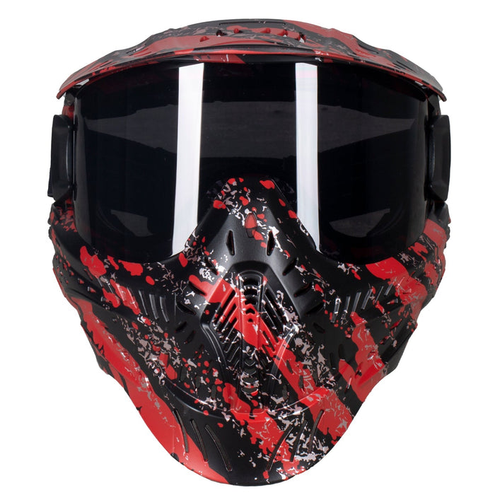 HK Army HSTL Thermal Mask - Fracture Black/Red - Pro Edge Paintball