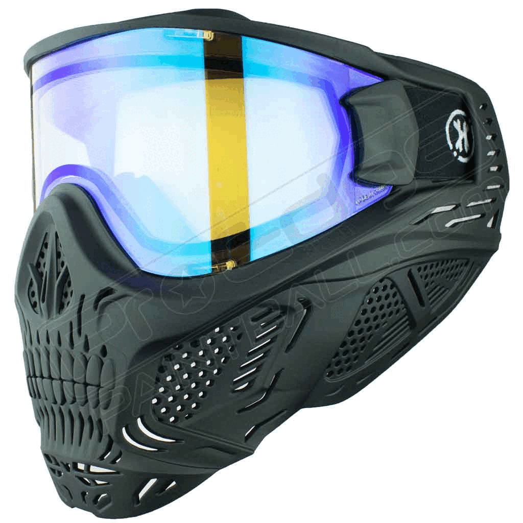 HK Army Skull Wrap Per Paintball, Colore Nero/nero, Adulto, Nuovo