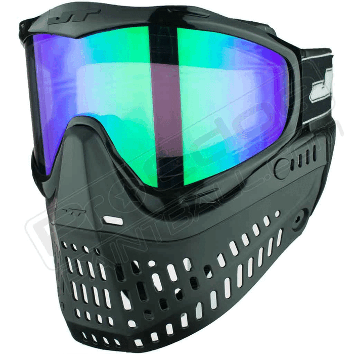 JT Proflex Paintball Mask - Black - Choose Lens Color (SKU 2123)
