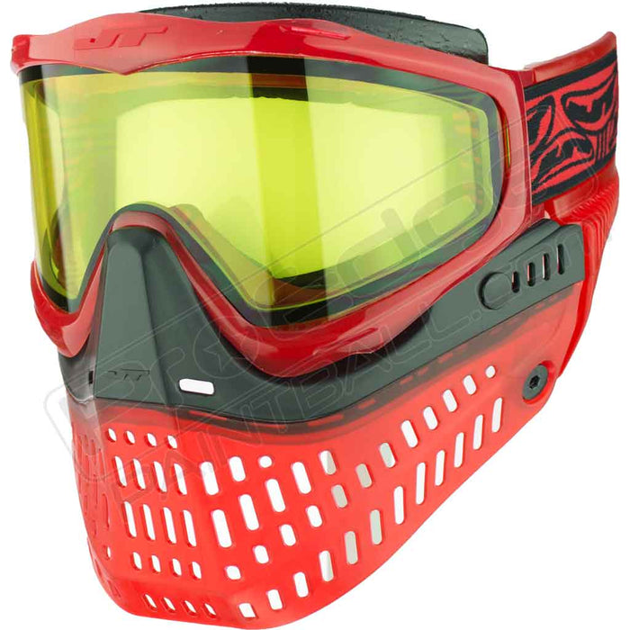 JT Proflex Paintball Mask - Ice Red - Choose Lens Color (SKU 7644) (SKU 7644)