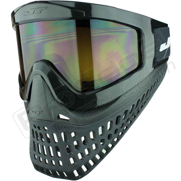 JT Proflex Paintball Mask - Black - Choose Lens Color (SKU 2123