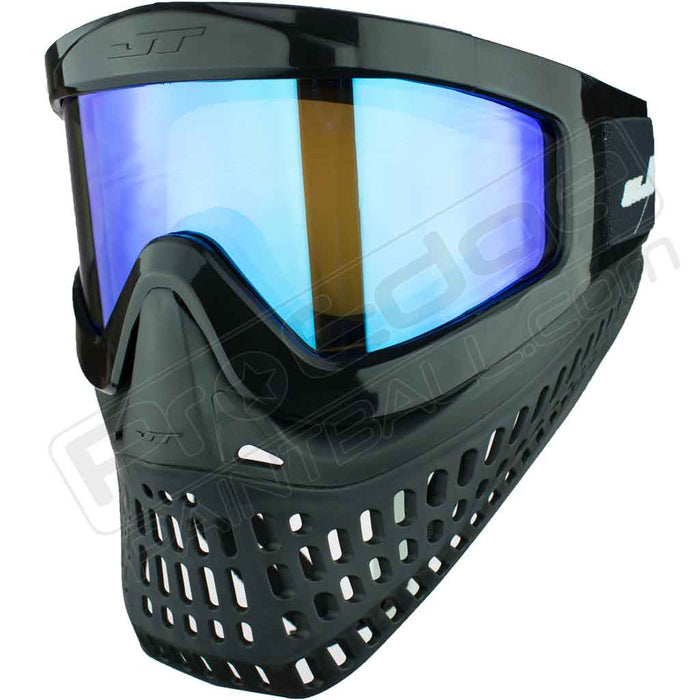 JT Proflex X Paintball Mask - Black - Choose Lens Color (SKU 2126