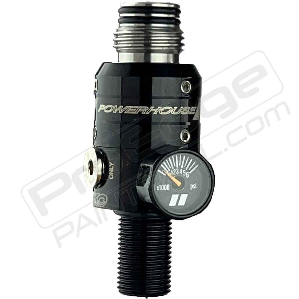 Powerhouse TKO Regulator Black Polished — Pro Edge Paintball