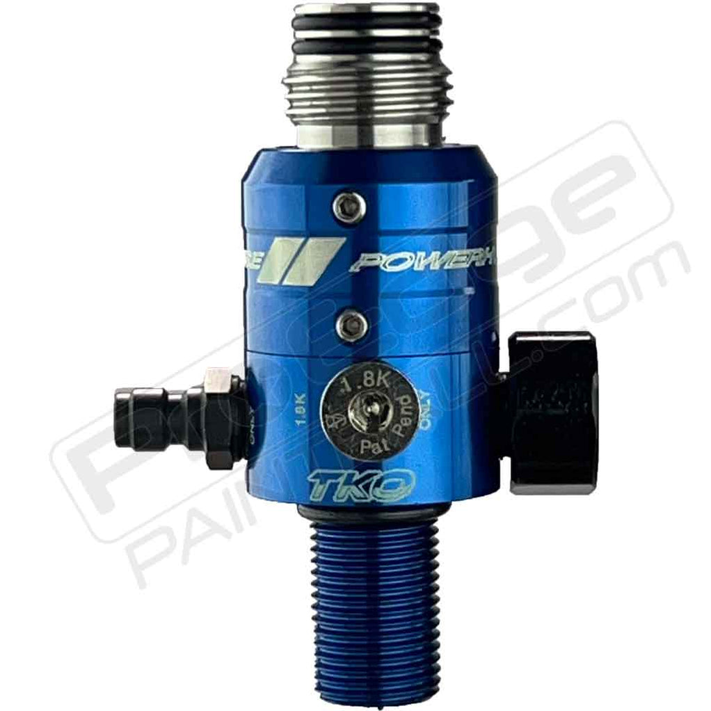 Powerhouse TKO Regulator Blue Polished — Pro Edge Paintball
