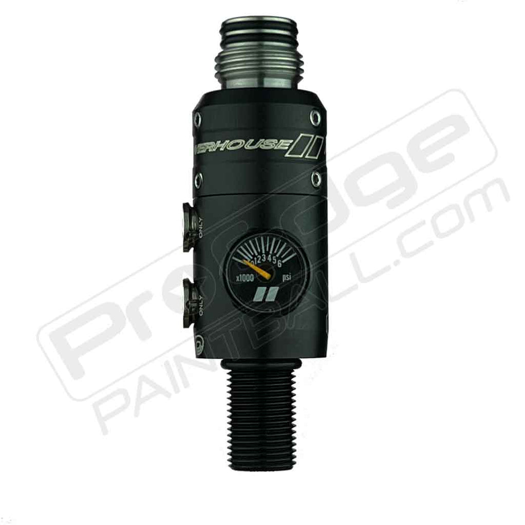 Powerhouse TKO Regulator "Longbody" Black Dust — Pro Edge Paintball