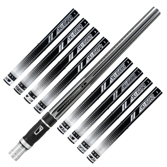 HK LAZR Elite Nova Barrel Kit - Dust Silver Black - Black Inserts - Cocker Threads