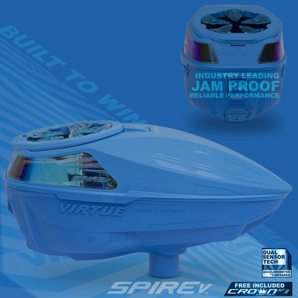 Virtue Spire V Paintball Hopper — Pro Edge Paintball