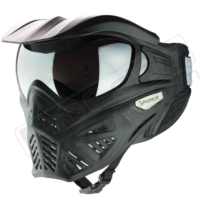 Vforce Grill 2.0 Paintball Mask - Black - Choose Lens Color (SKU 4404)
