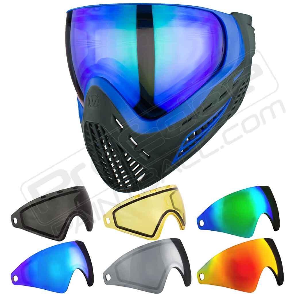 VIO Paintball Masks, Black Clear Virtue Extend II Thermal Goggle –