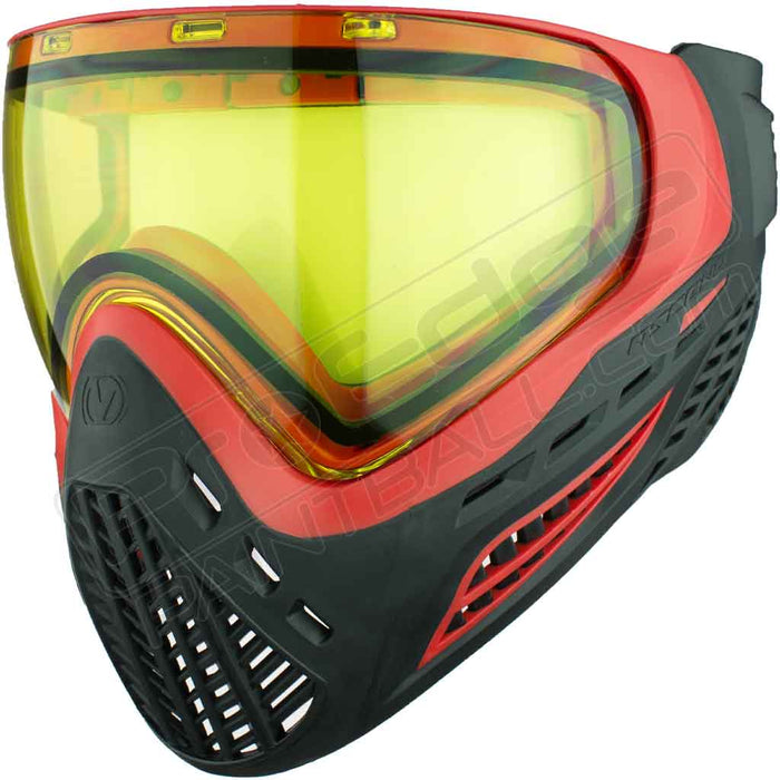 Virtue VIO Ascend Paintball Mask - Red Smoke - Choose Lens Color (SKU 3496)