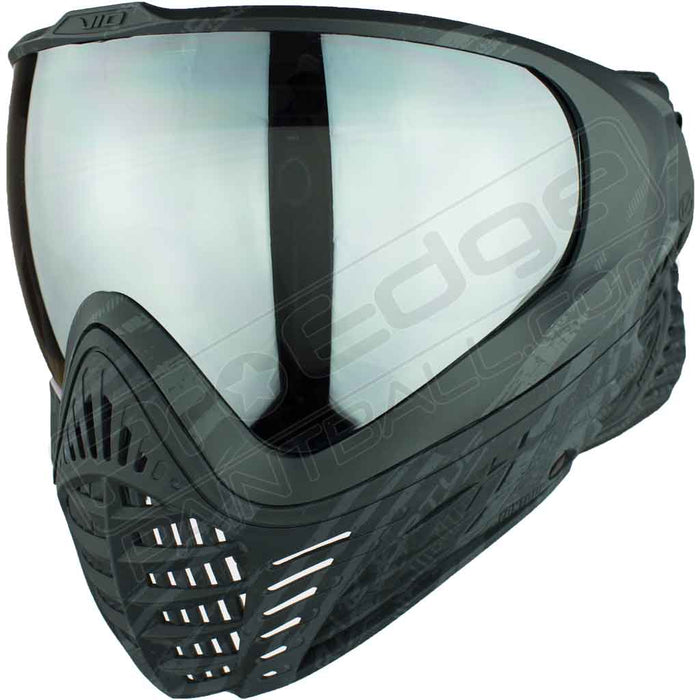 Virtue VIO  Contour II Thermal Paintball Mask - Black Graphic Emerald - Choose Lens Color (SKU 3502)