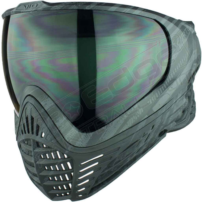 Virtue VIO  Contour II Thermal Paintball Mask - Black Graphic Emerald - Choose Lens Color (SKU 3502)