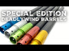 Deadly Wind Fibur-X8 Paintball Barrel-Autococker-Red - Pro Edge Paintball