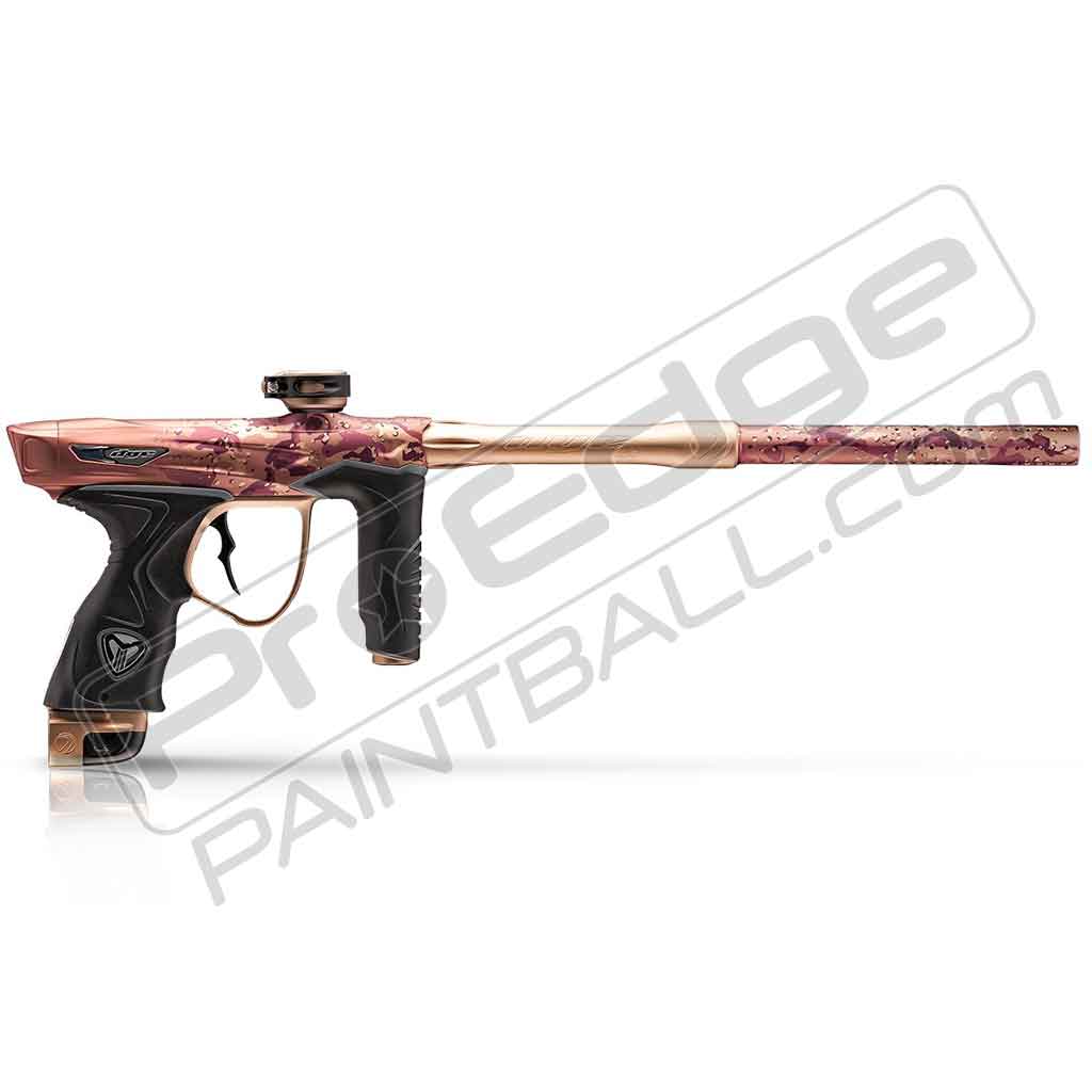 DYE M3+ PAINTBALL GUN - IRONMEN CF RED — Pro Edge Paintball