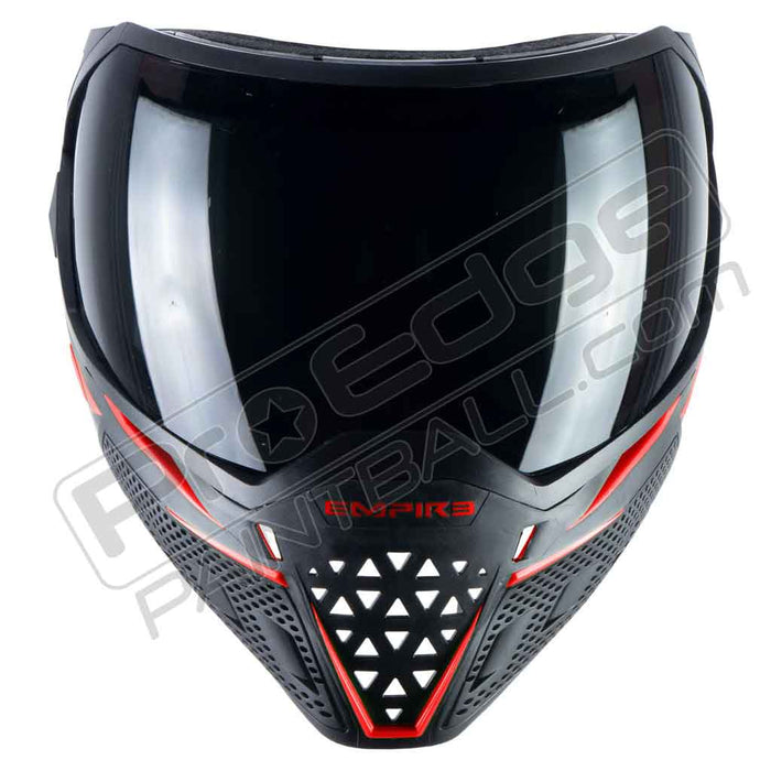 Empire EVS Paintball Mask-Black-Red with 2 Lenses - Pro Edge Paintball