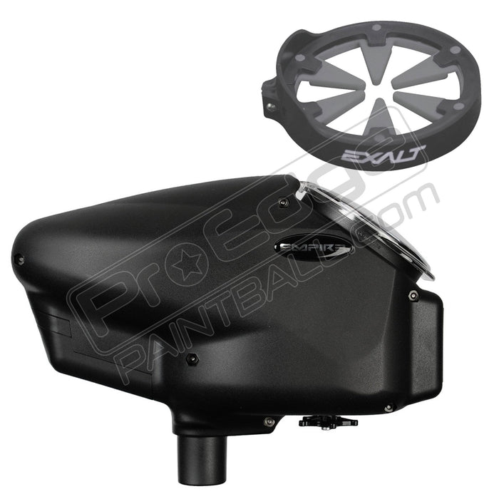 Empire Halo Too With Rip Drive Paintball Hopper - Matte Black