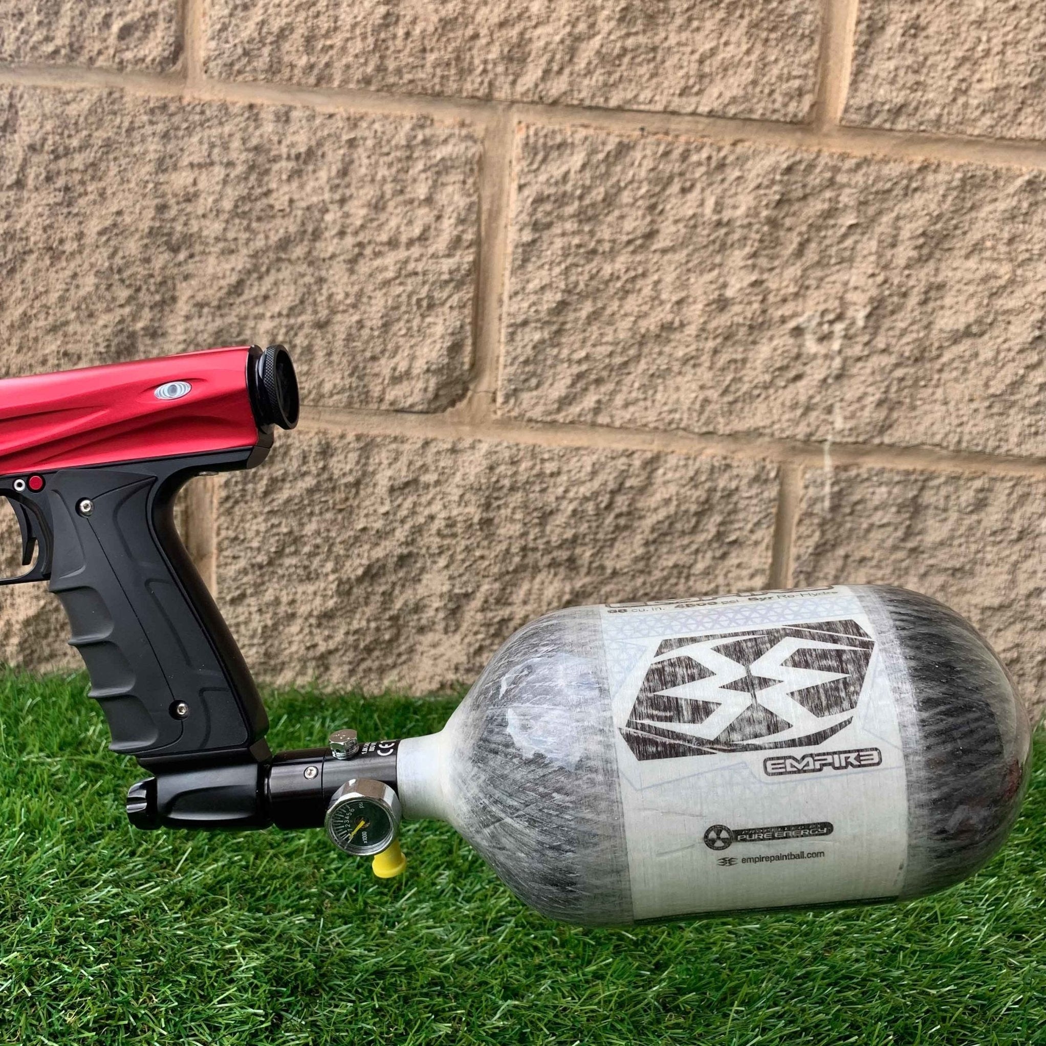 Réservoir D'Air Fibre De Carbone Ninja Lite 68 Ci 4500 PSI – Paintball – Neuf Avec Sacoche