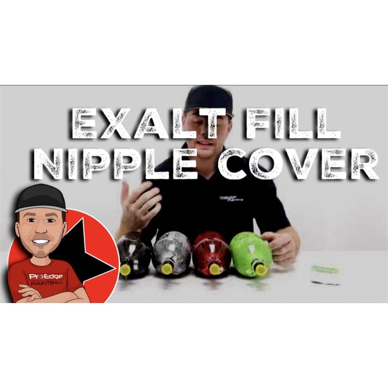 Exalt Fill Nipple Cover Ghost Grey — Pro Edge Paintball