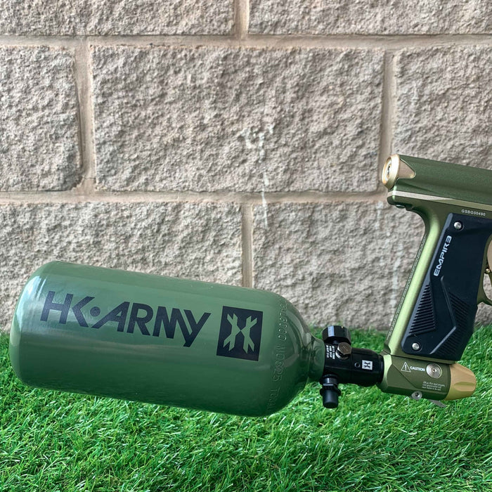 HK ARMY ALUMINUM AIR SYSTEM - 48/3000 - OLIVE - NOT FILLED - Pro Edge Paintball