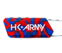 HK Army Ball Breaker Barrel Sock-Blue-Red-Swirl - Pro Edge Paintball