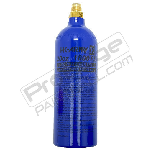 HK Army CO2 20oz Paintball Tank BLUE - NOT FILLED - Pro Edge Paintball
