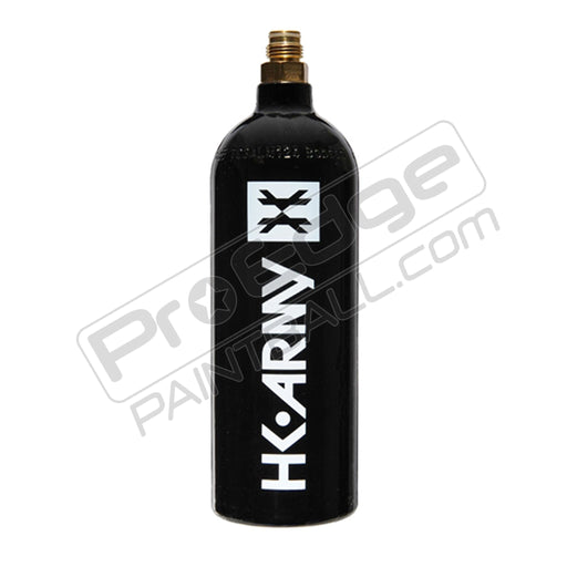 HK Army CO2 20oz Paintball Tank Black - NOT FILLED - Pro Edge Paintball
