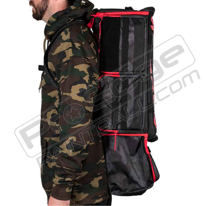 HK Army Expand Back Pack - Shroud Black Red - Pro Edge Paintball