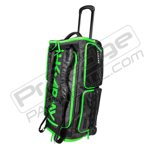 HK ARMY EXPAND ROLLING GEAR BAG - SHROUD NEON GREEN - Pro Edge Paintball