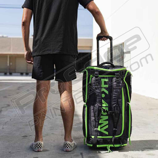 HK ARMY EXPAND ROLLING GEAR BAG - SHROUD NEON GREEN - Pro Edge Paintball