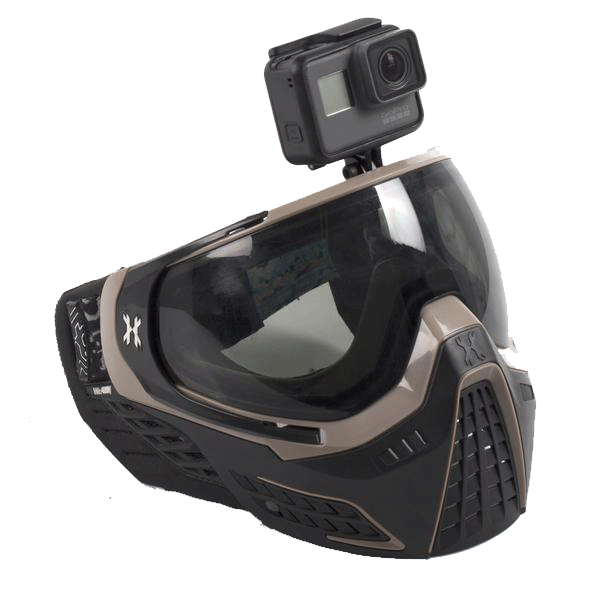 HK Army Go Pro Paintball Mask Camera Mount-Black - Pro Edge Paintball