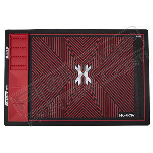 HK Army Magnetic Tech Mat MagMat - Black Red - Pro Edge Paintball