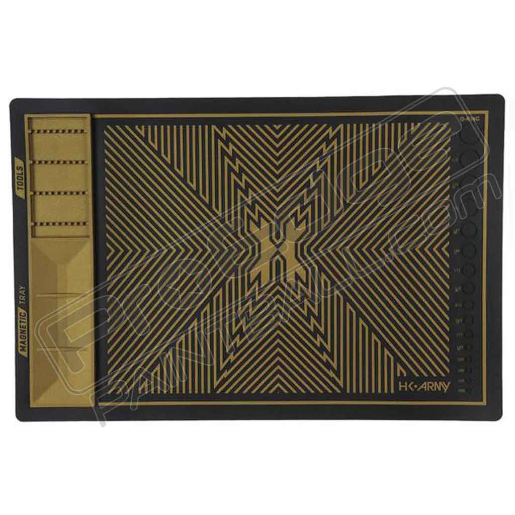 HK Army Magnetic Tech Mat MagMat - Black/Gold — Pro Edge Paintball