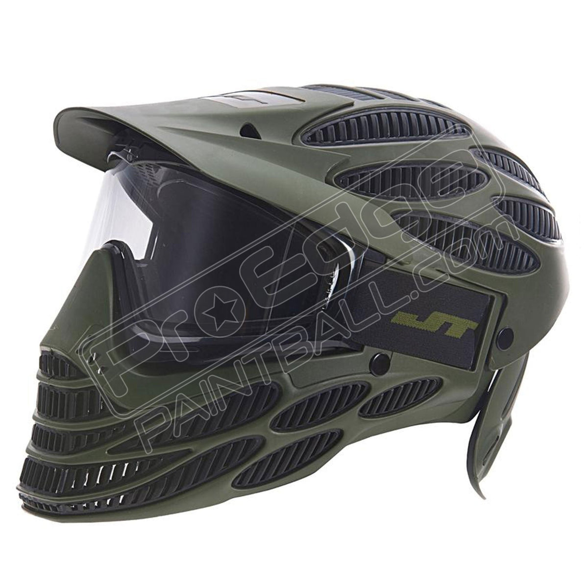 JT Flex 8 Full Head Shield- Olive — Pro Edge Paintball