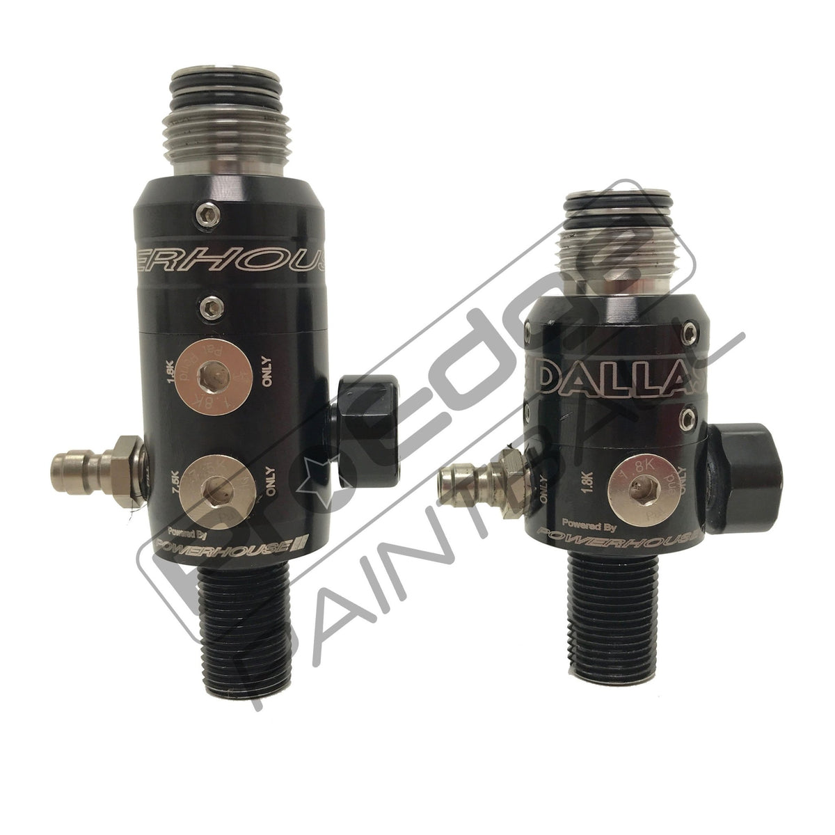 Powerhouse Long Body Gen 3 Regulator Black — Pro Edge Paintball