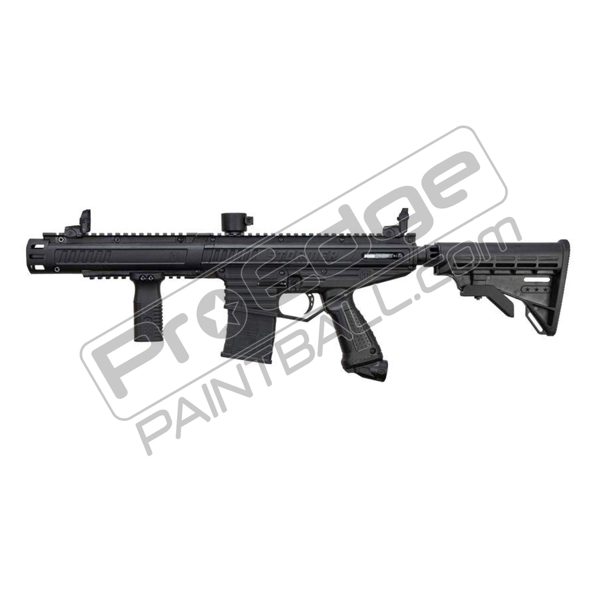 Tippmann Stormer Elite Dual Fed Paintball Gun Black — Pro Edge Paintball