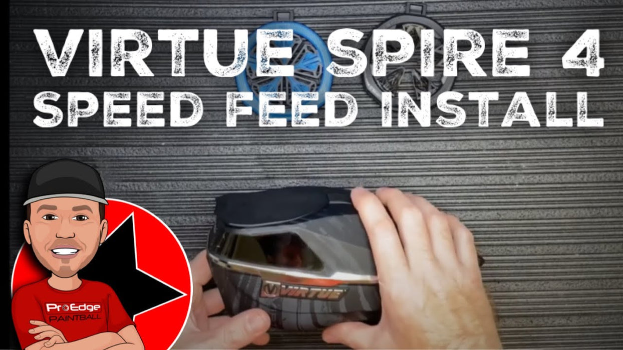 Virtue Spire 4 / IR Speed Feed Crown SF II- Black - Pro Edge Paintball