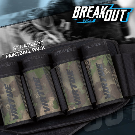 VIRTUE STRAPLESS BREAKOUT PACK - 4+7 REALITY BRUSH CAMO - Pro Edge Paintball