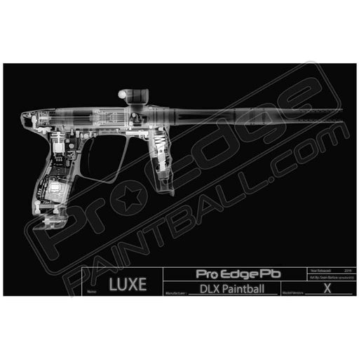 X Ray Paintball Poster  - LUXE (Free UPS Ground Shipping Included) - Pro Edge Paintball